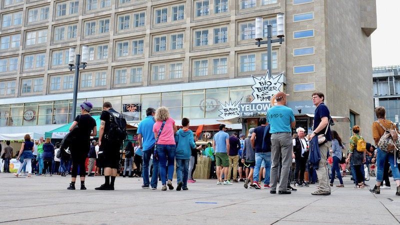 Atmosphäre auf dem veganen Sommerfest 2017 in Berlin