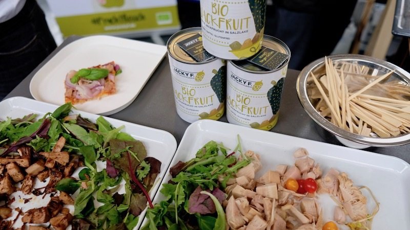 Jacky F Jackfruits auf der Next Organic Gastro Show in Berlin